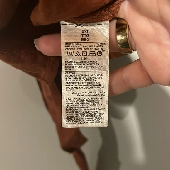 Burnt Red Peplum Top - Old Navy - Picture 6 of 6